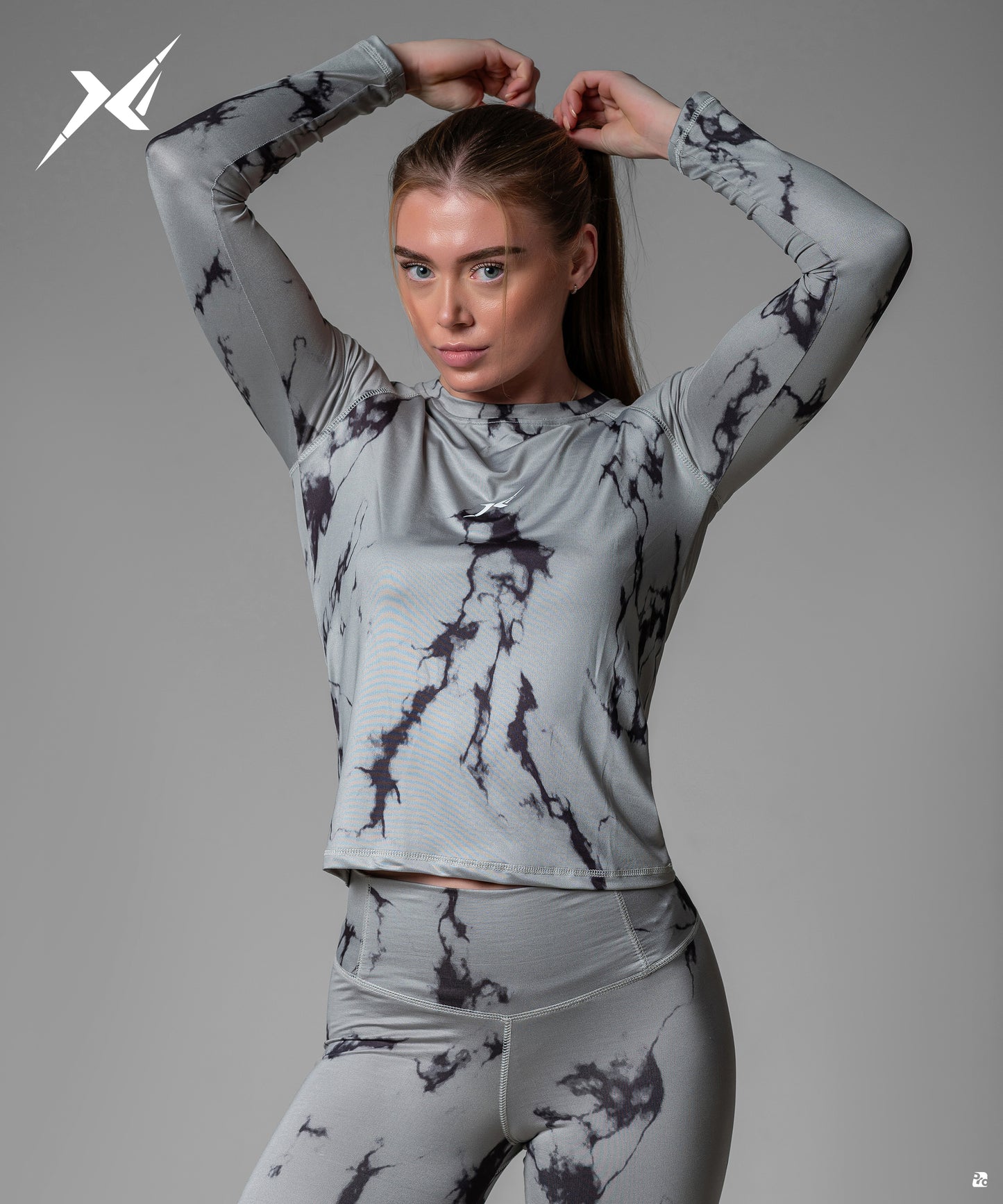 TOP Gray * Black Mixed Color
