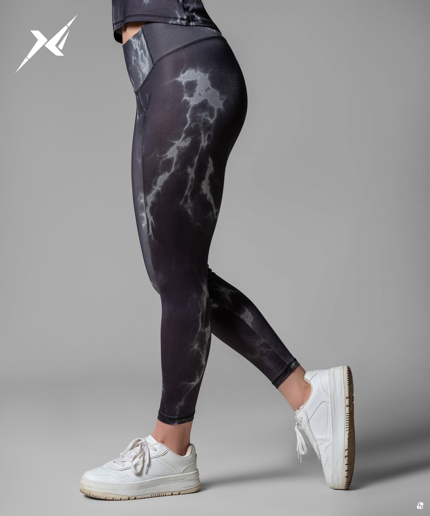 Legin Silver * Black Mixed Color
