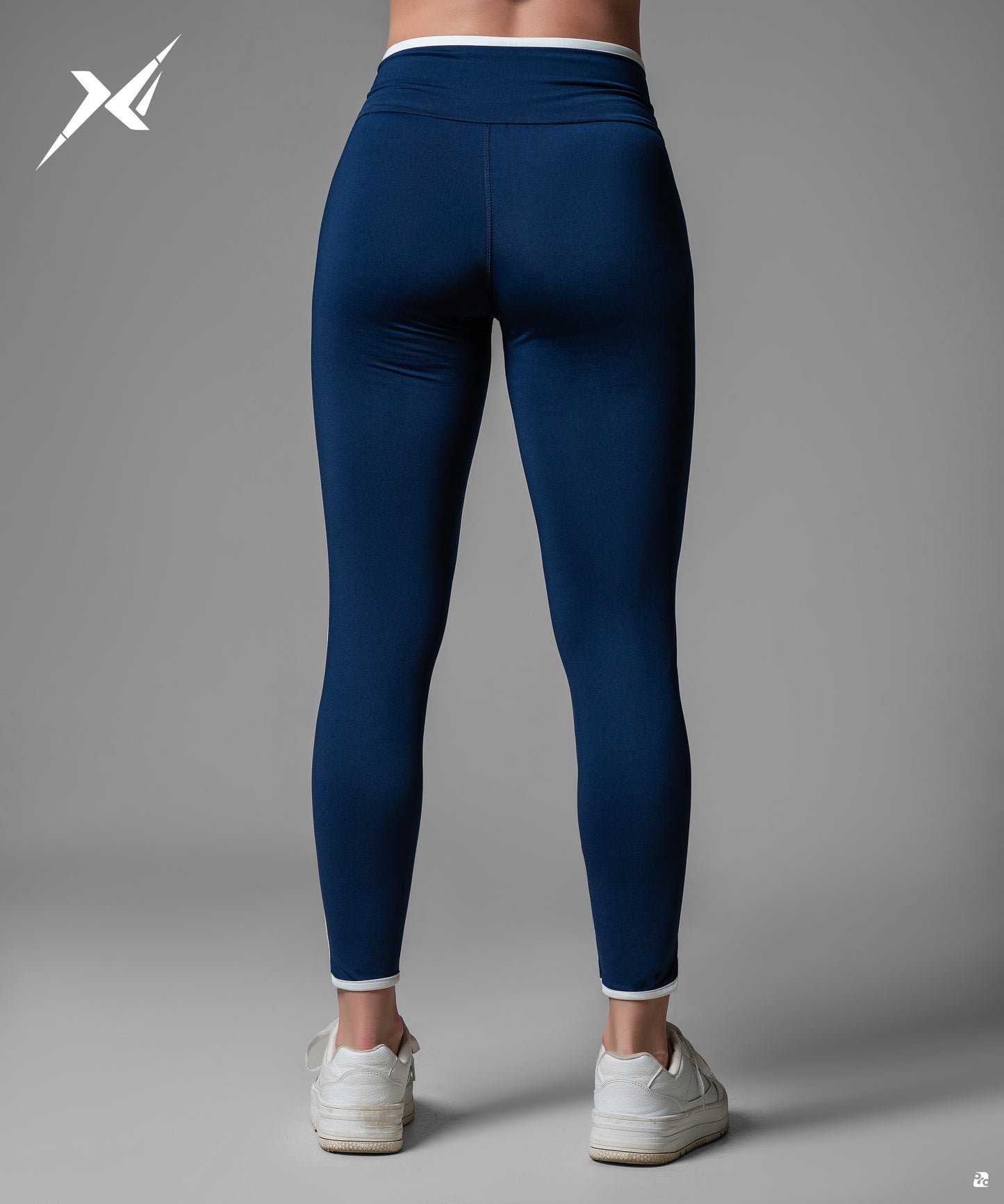 Dark Blue Striped legging