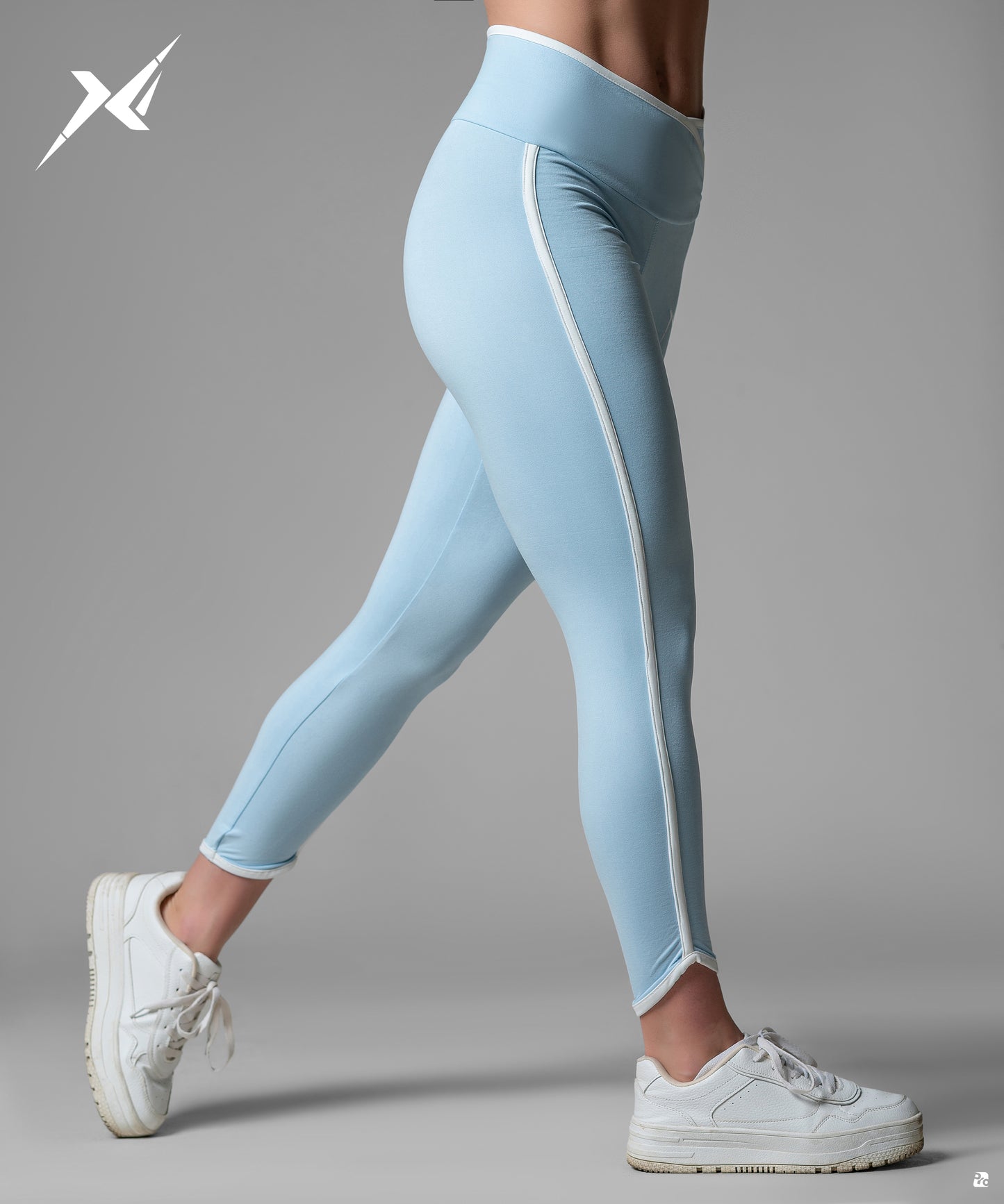 Baby Blue Striped legging