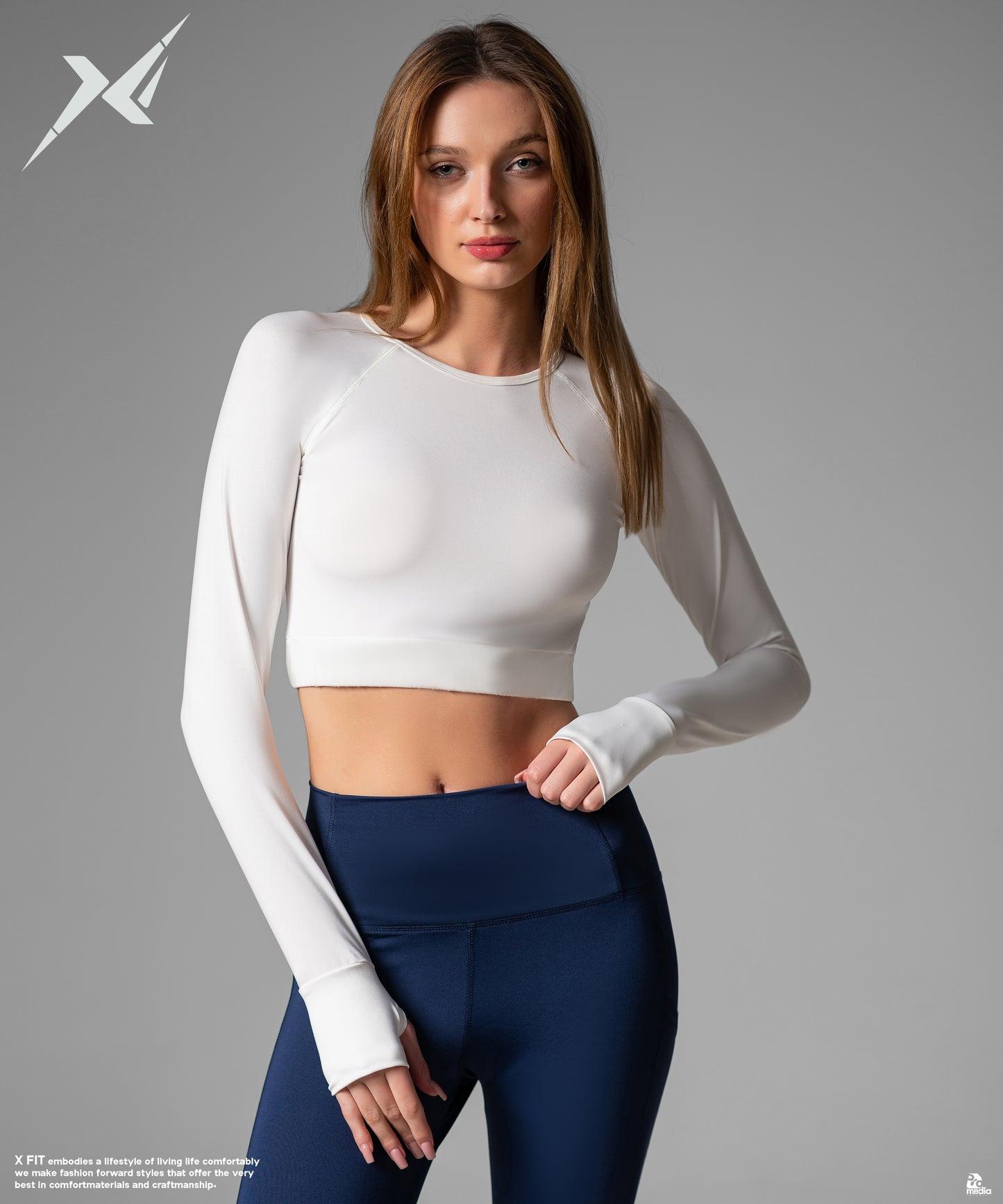 Crop Top Basic White