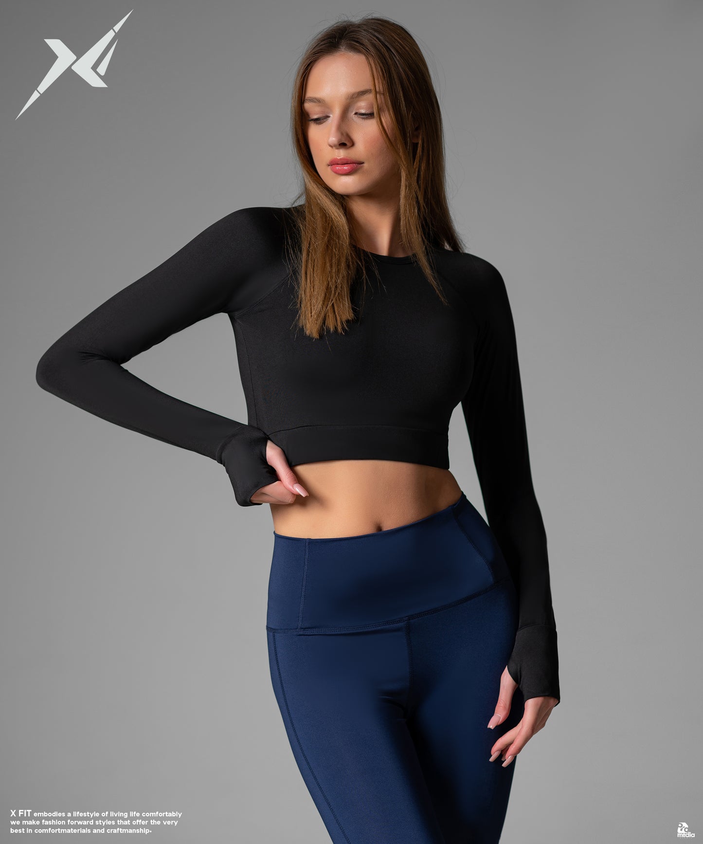 Crop Top Basic Black