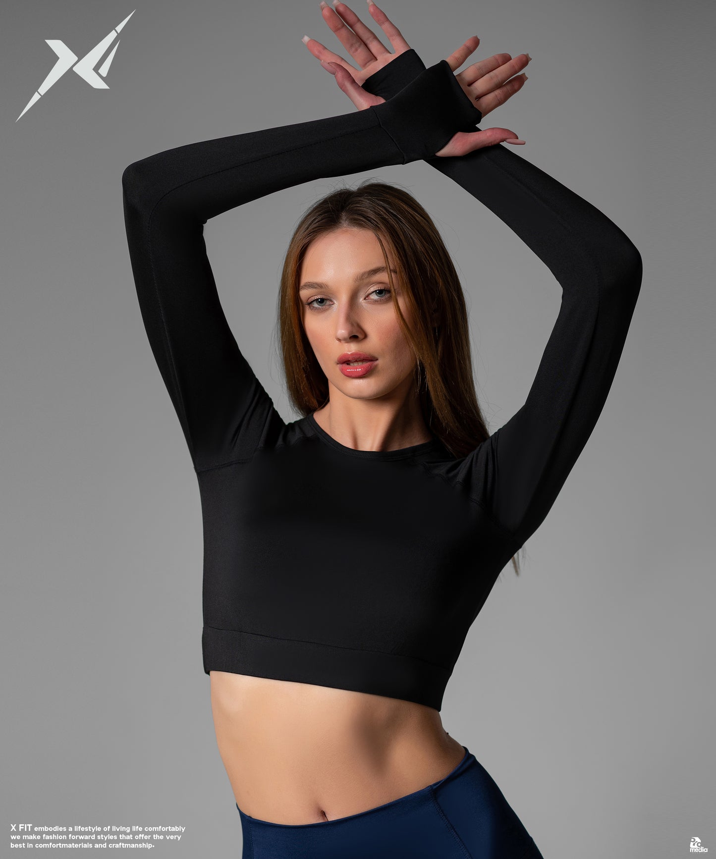 Crop Top Basic Black