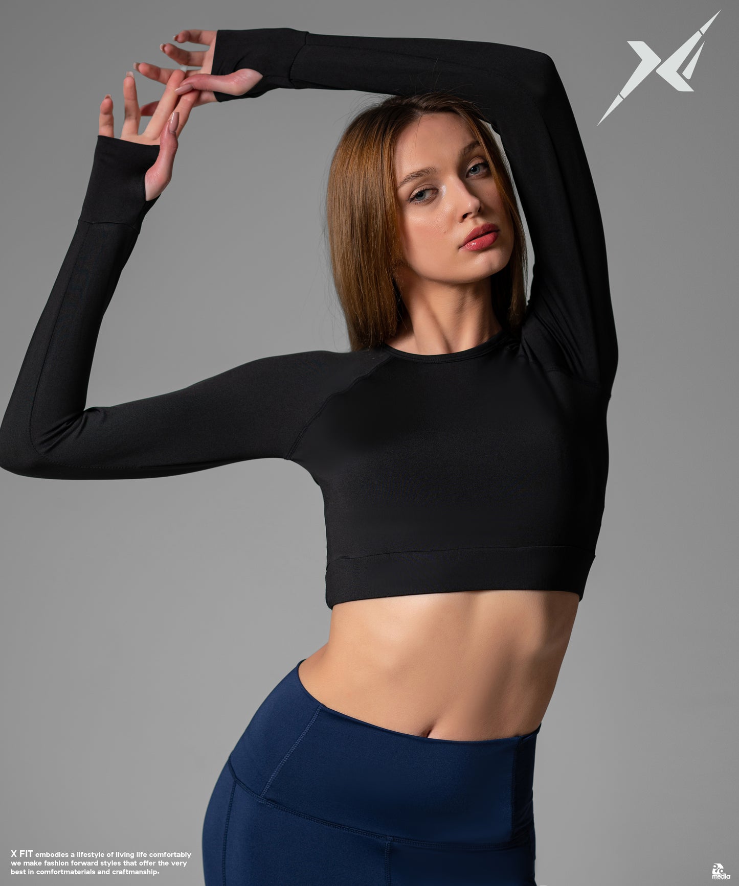 Crop Top Basic Black