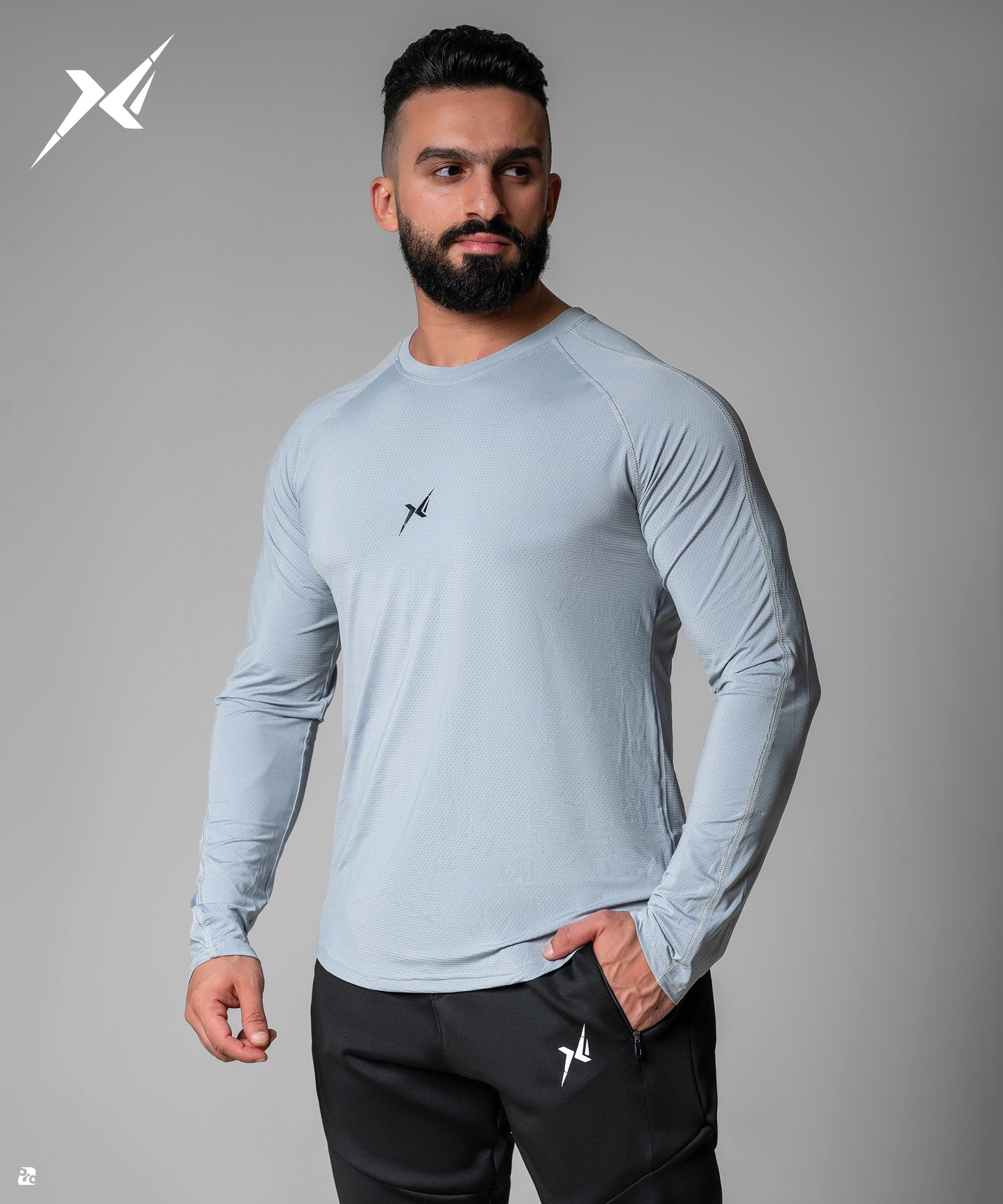 Light Gray long sleeve T-shirt