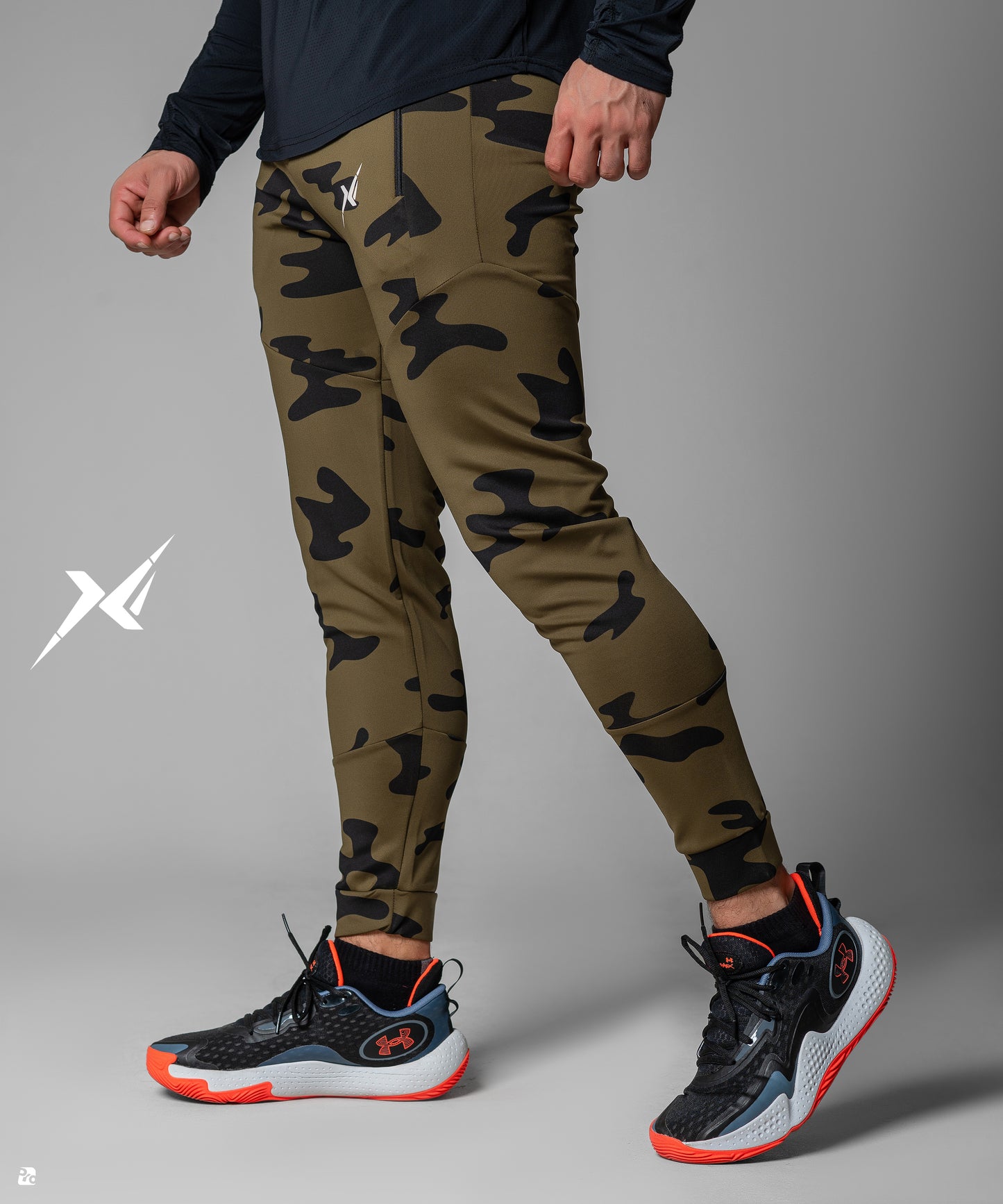 Army print green Active jogger