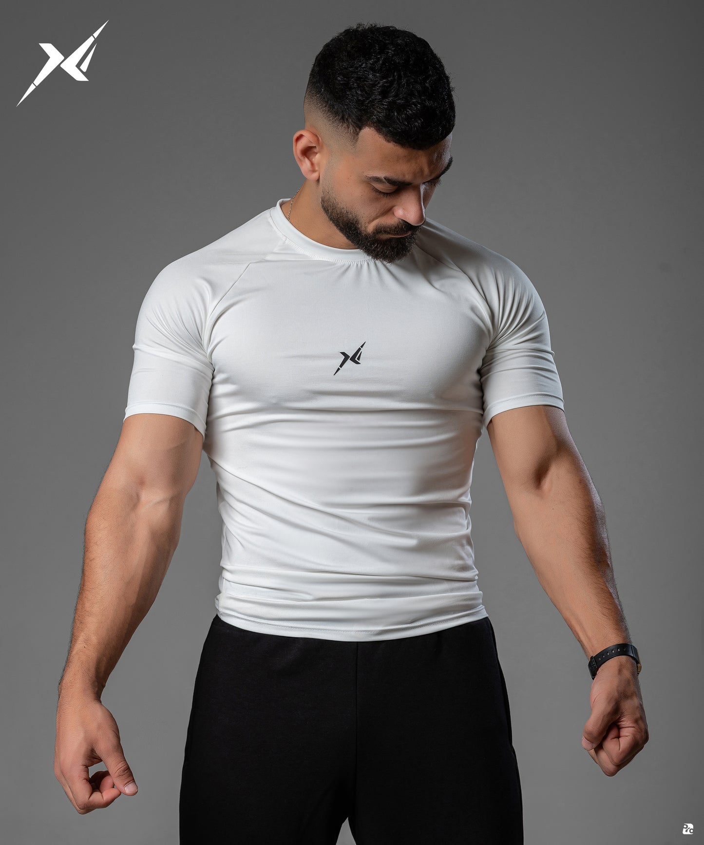 White Compression shirt