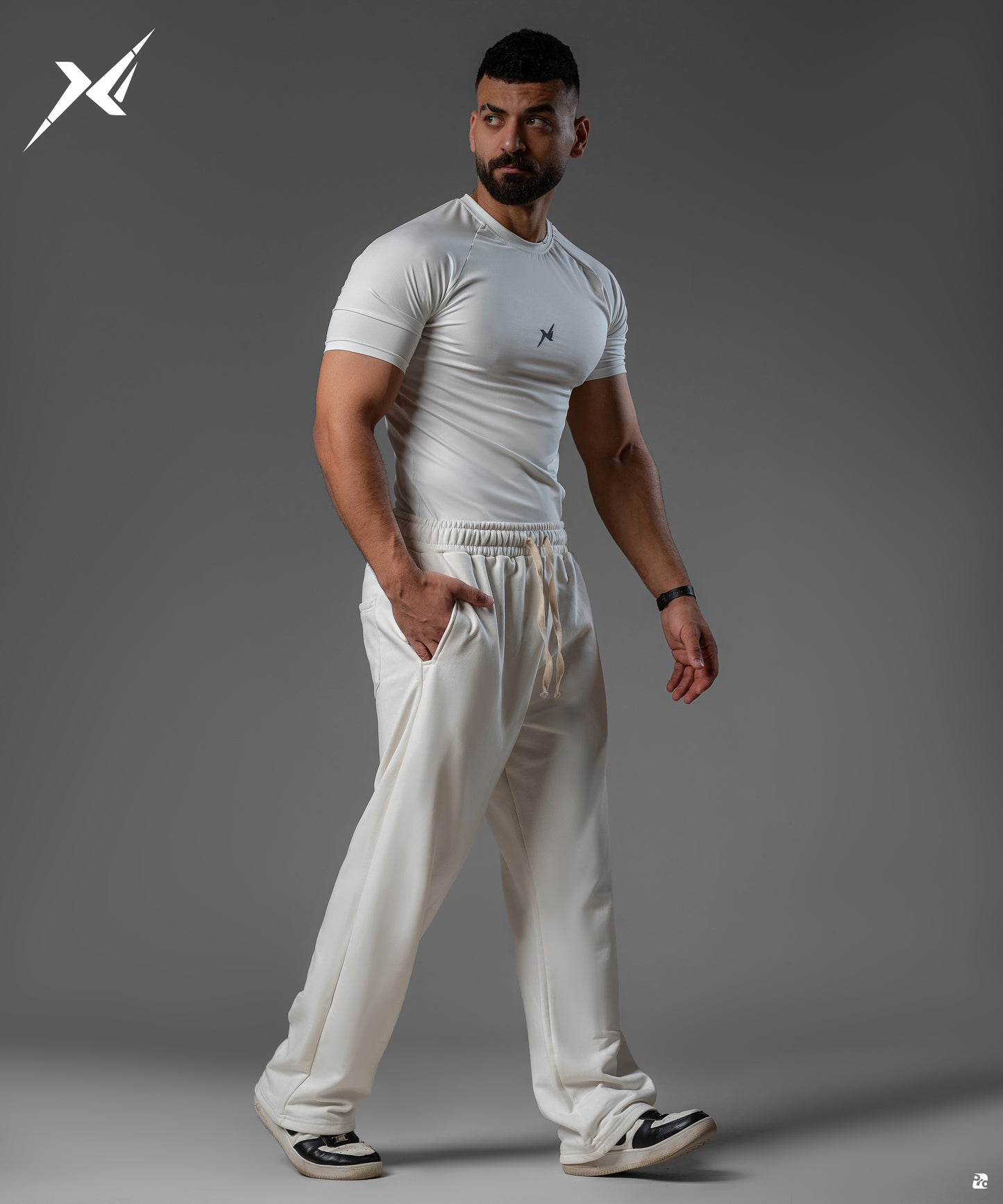 White Compression shirt