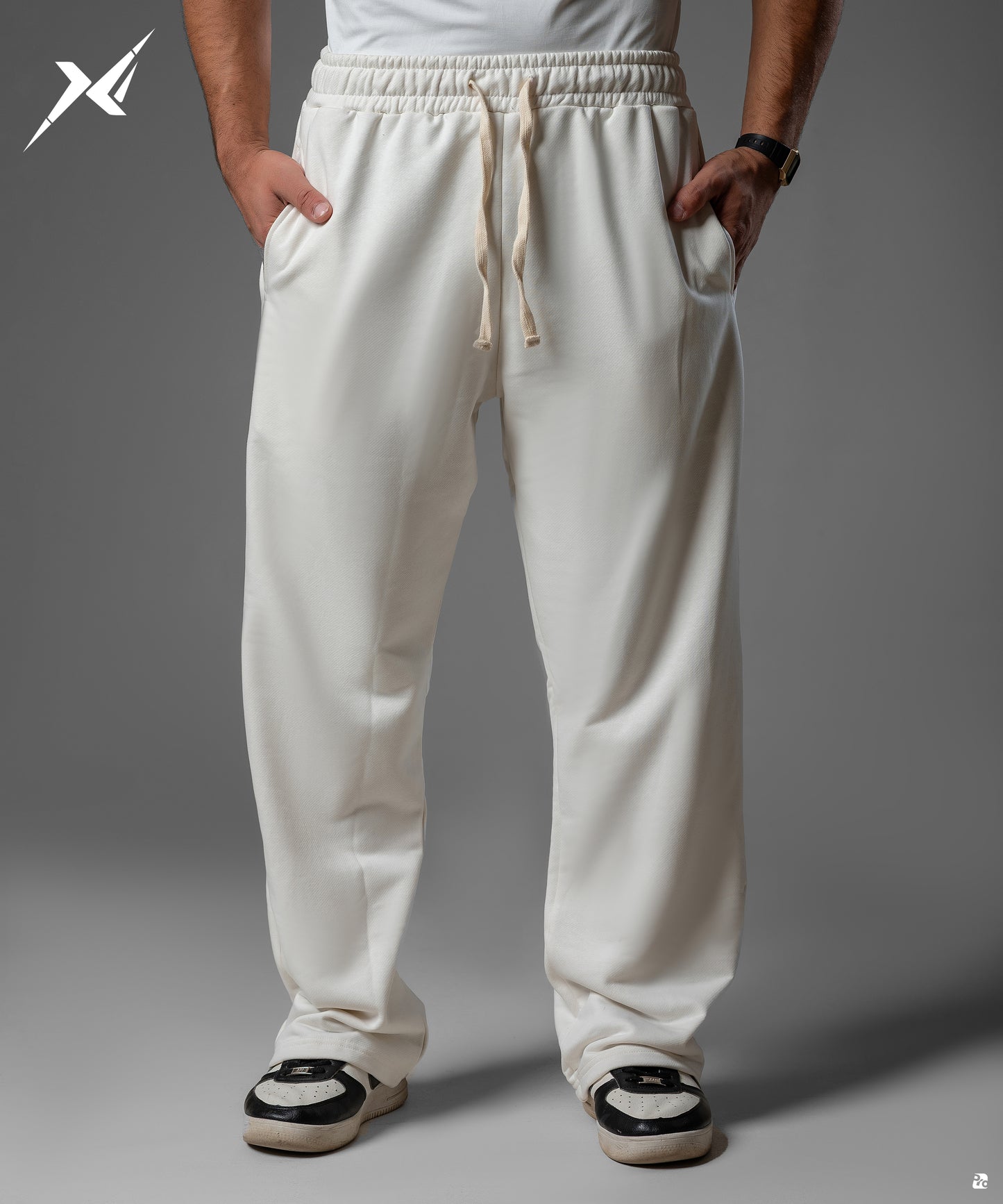 White Wide leg