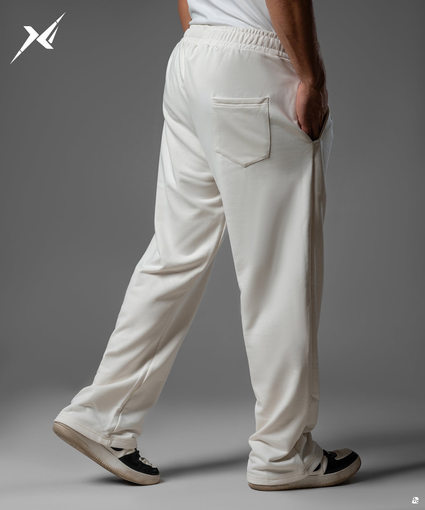 White Wide leg