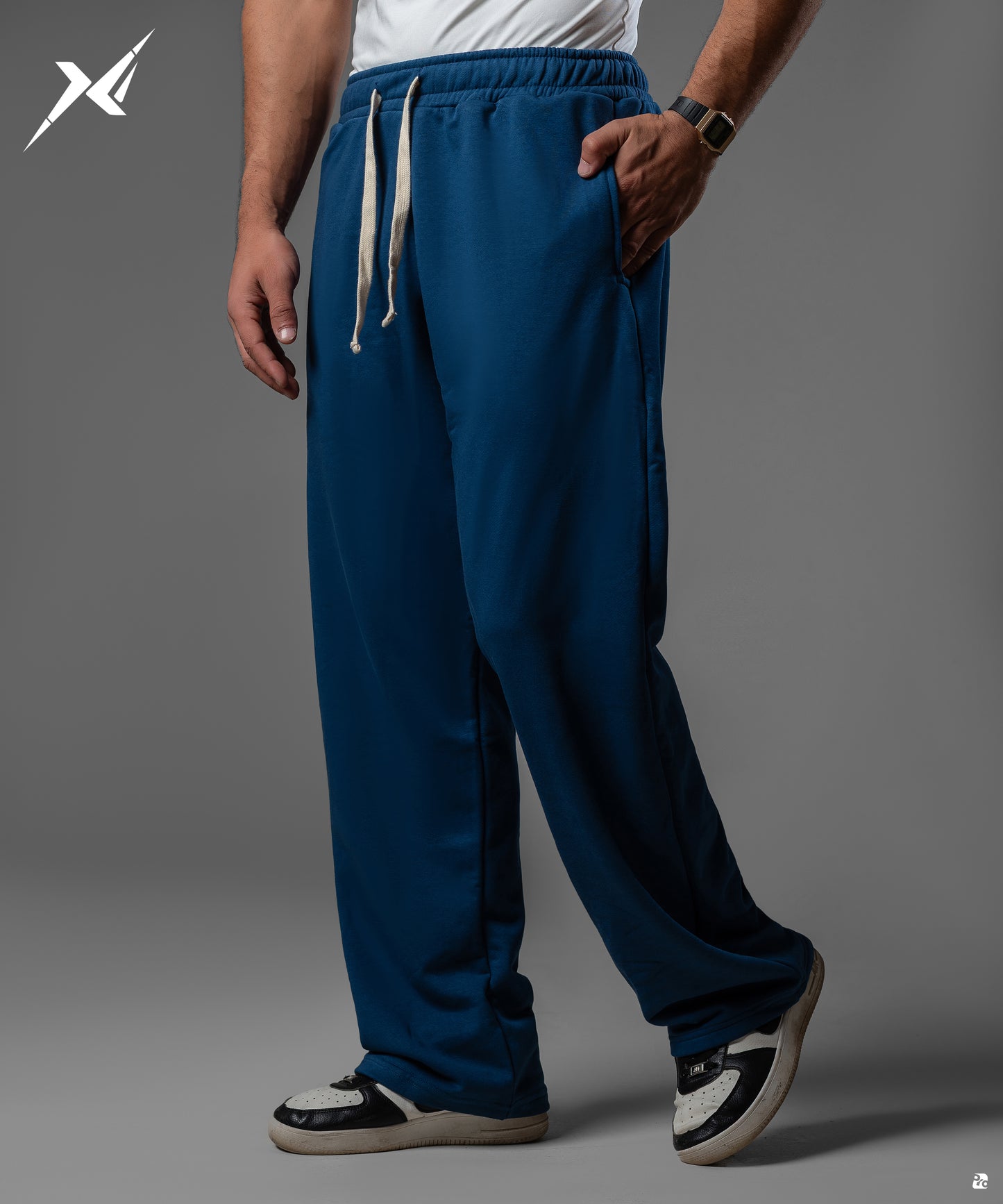 Petrol Blue Wide leg