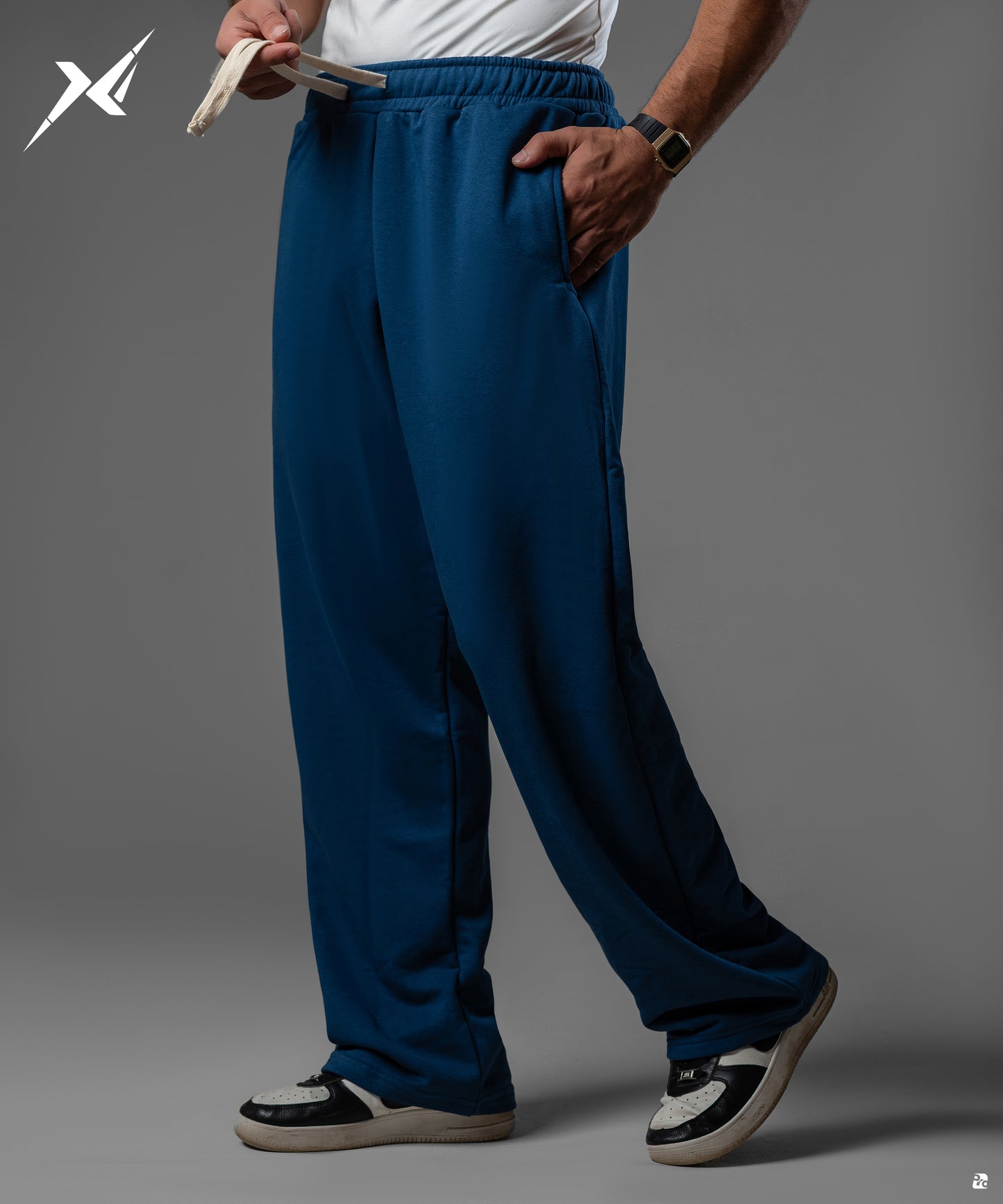 Petrol Blue Wide leg