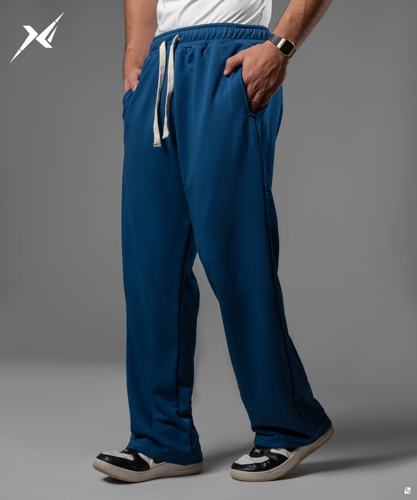Petrol Blue Wide leg