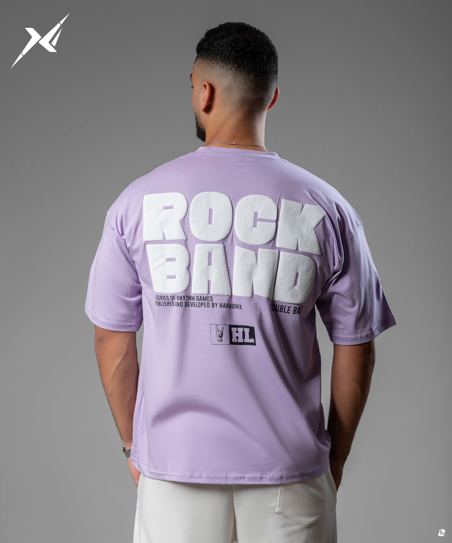 Oversized Tees light purple
