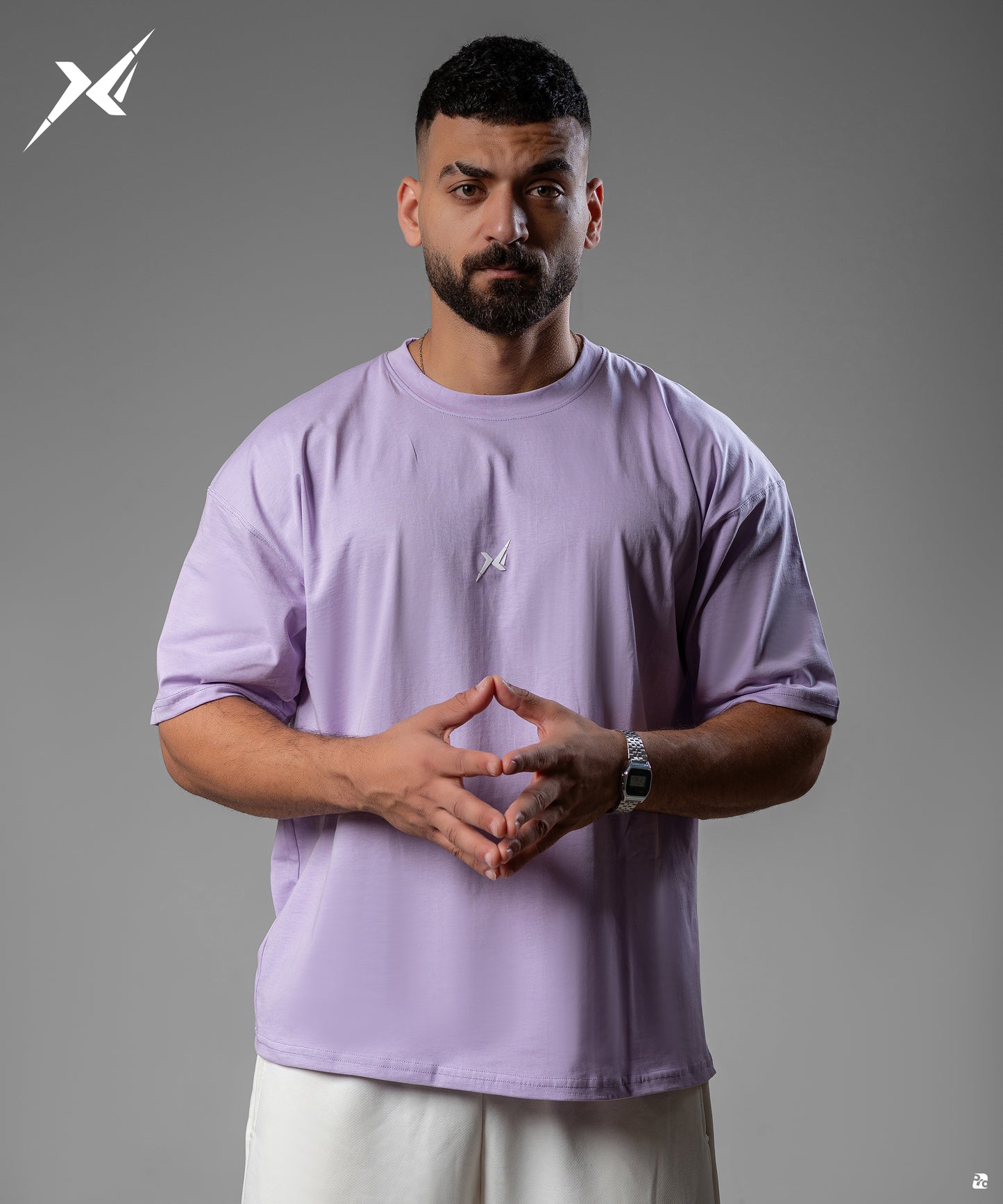 Oversized Tees light purple