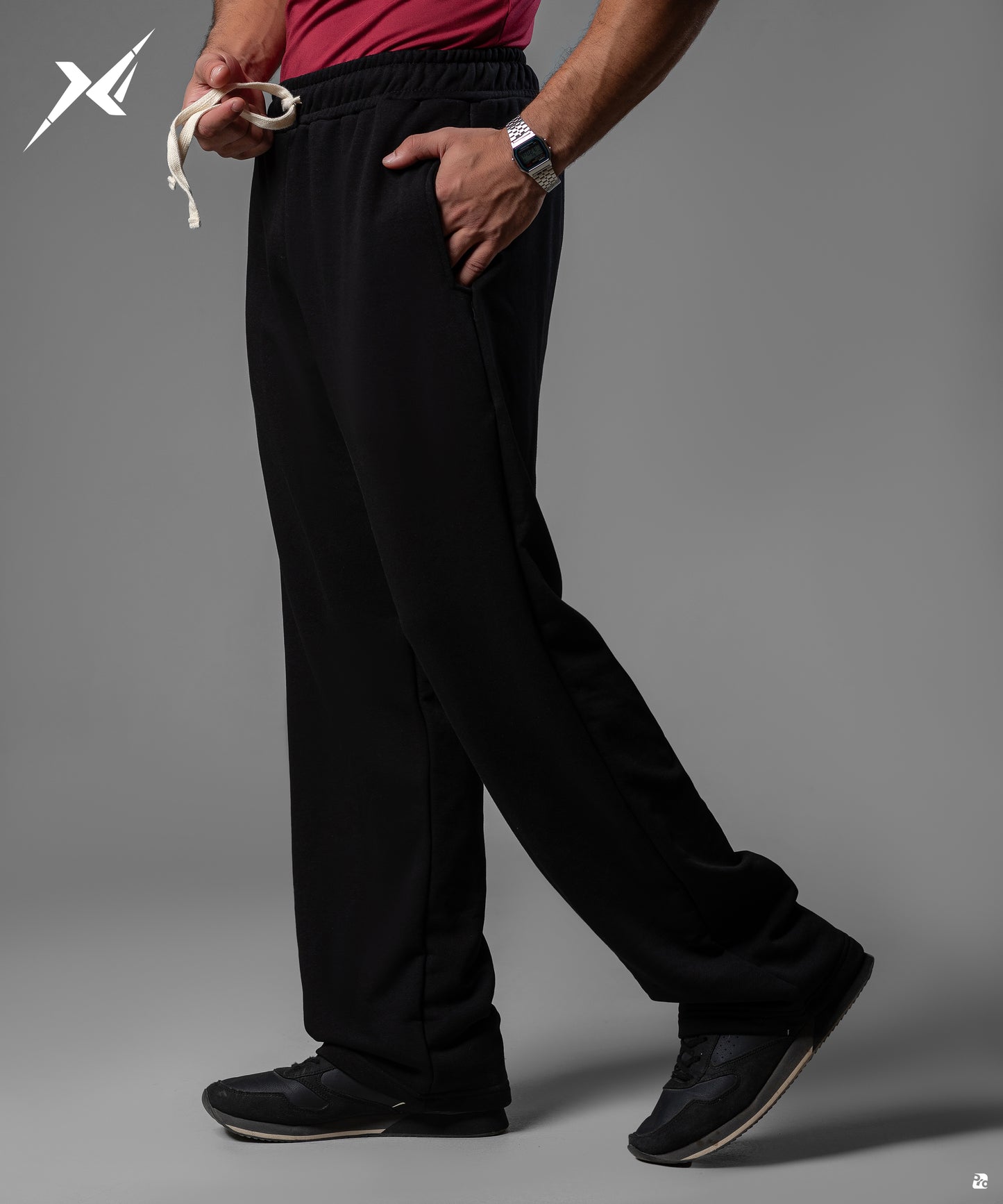 Black Wide leg