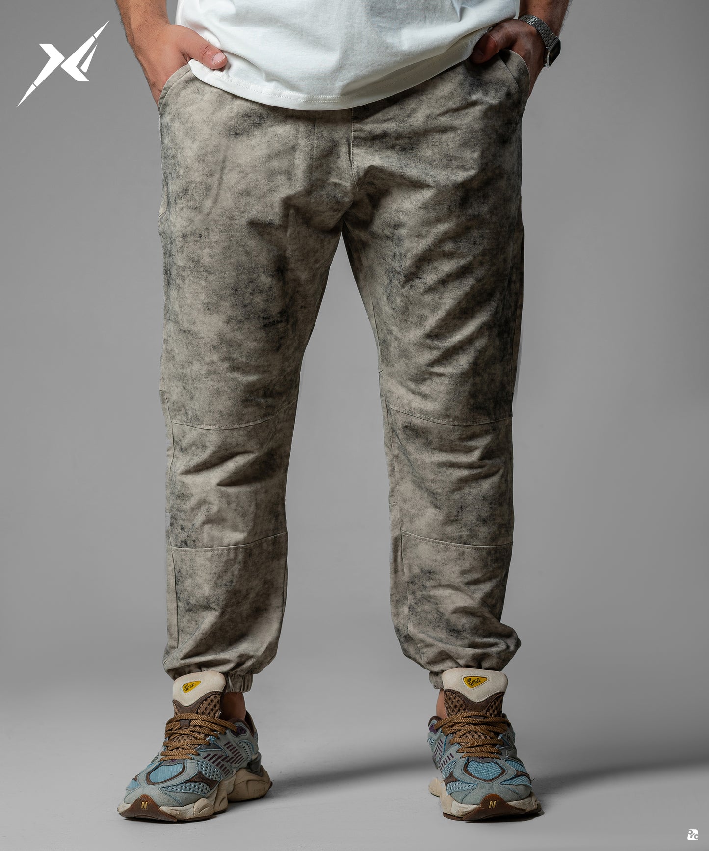 Washed Marble Grey Soft Pant