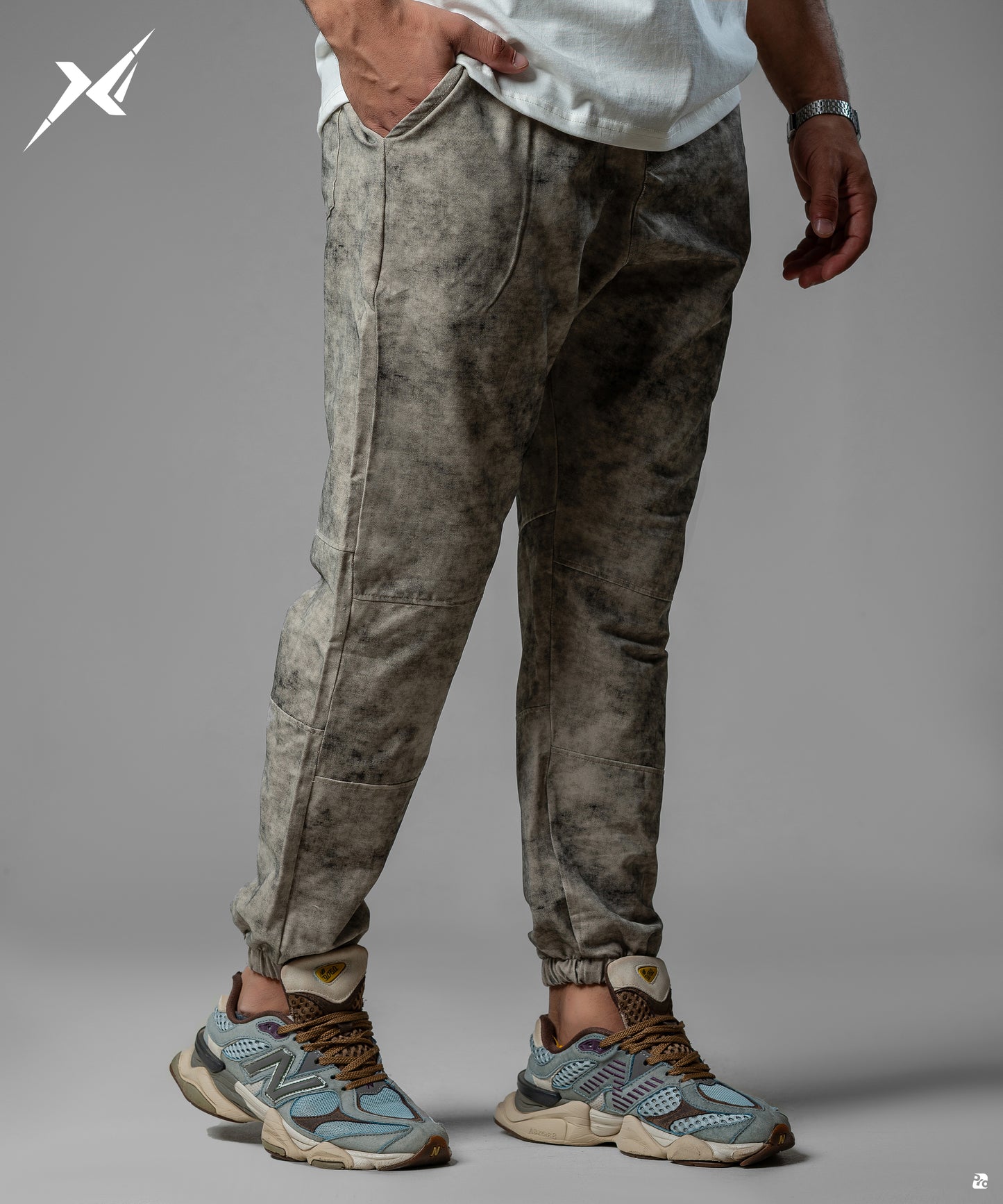Washed Marble Grey Soft Pant