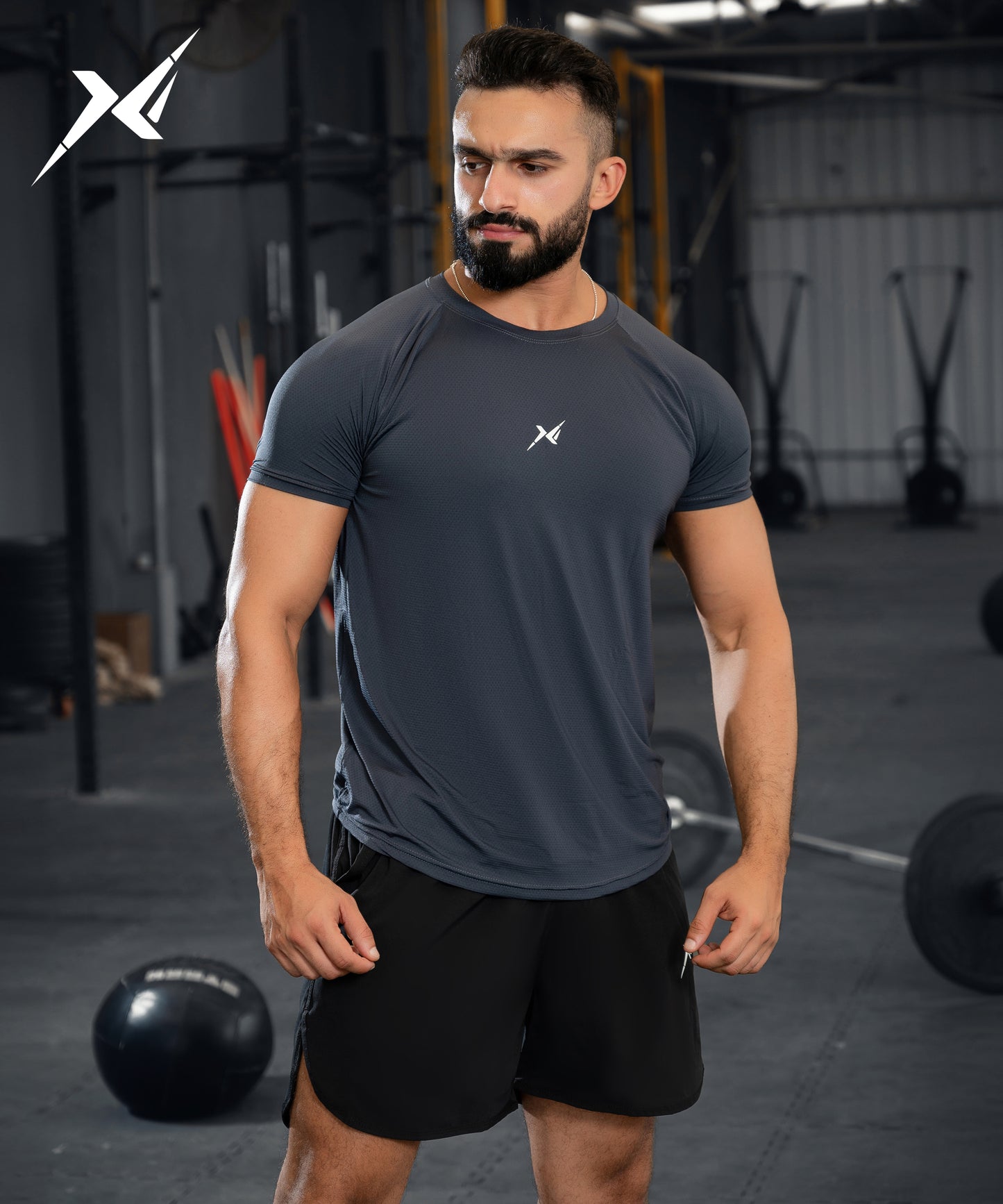 T-shirt Dark gray