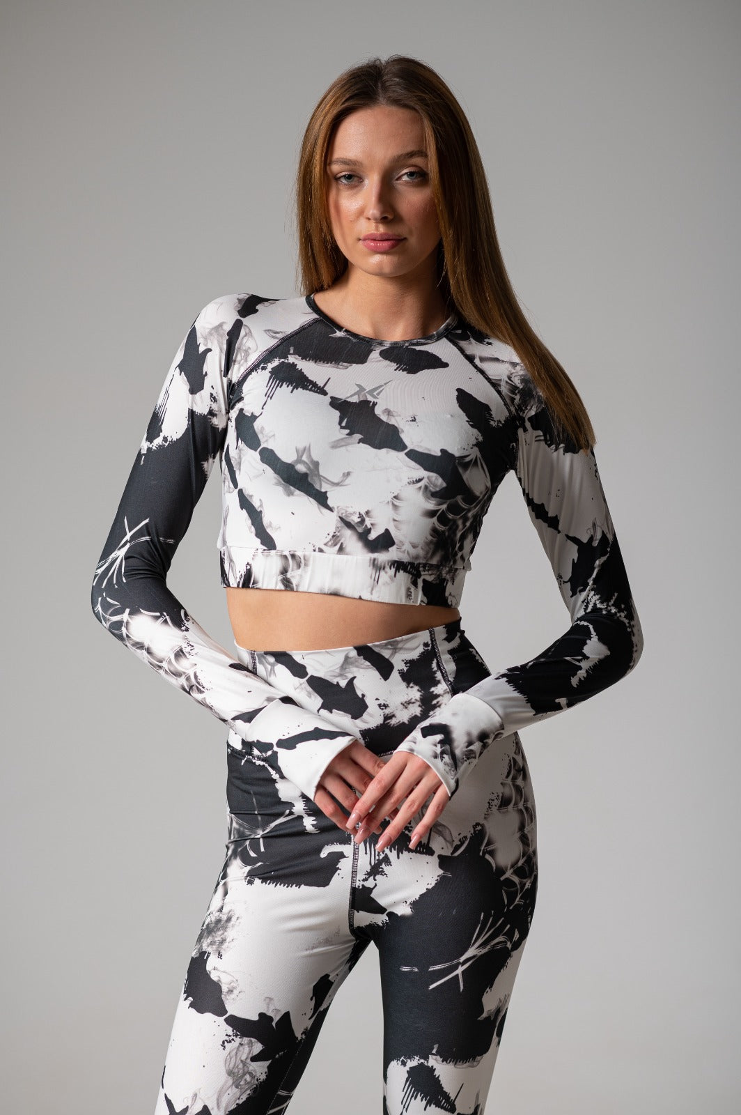 Crop Top White*Black