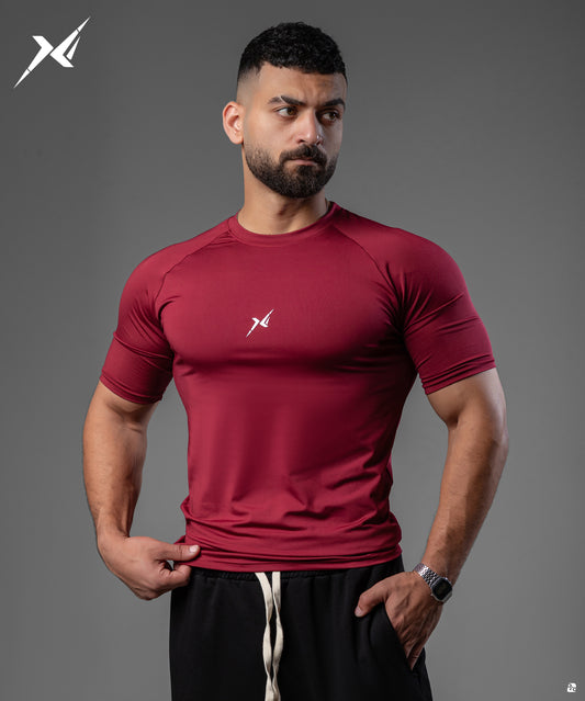 Darkred Compression shirt