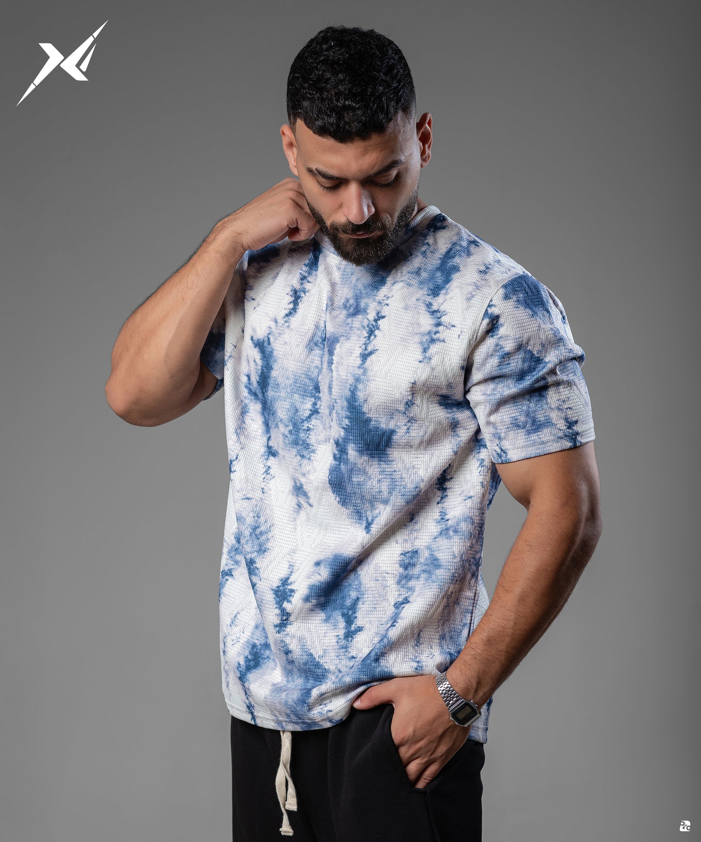 Blue T-shirt print 777