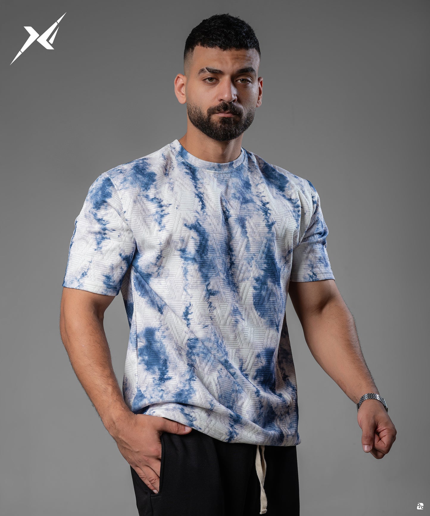 Blue T-shirt print 777