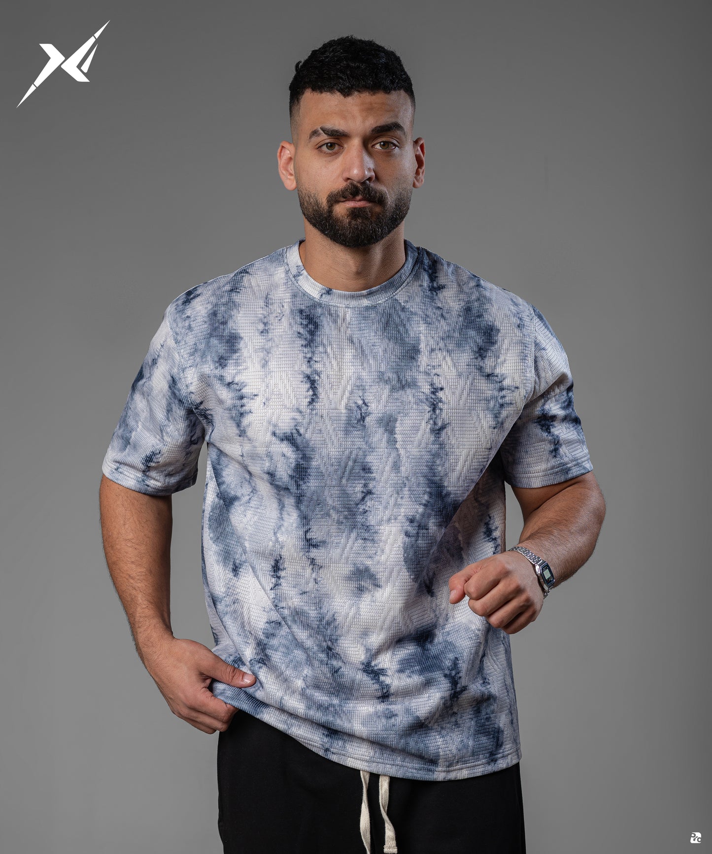 DarkBlue T-shirt print 777
